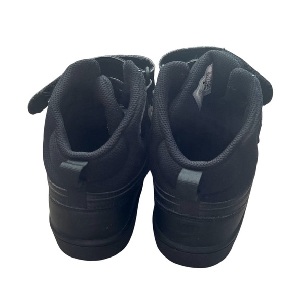 Nike court borough 2 high top sneakers black on black Big Boys 6.5 CD-7782-001 - Picture 3 of 15